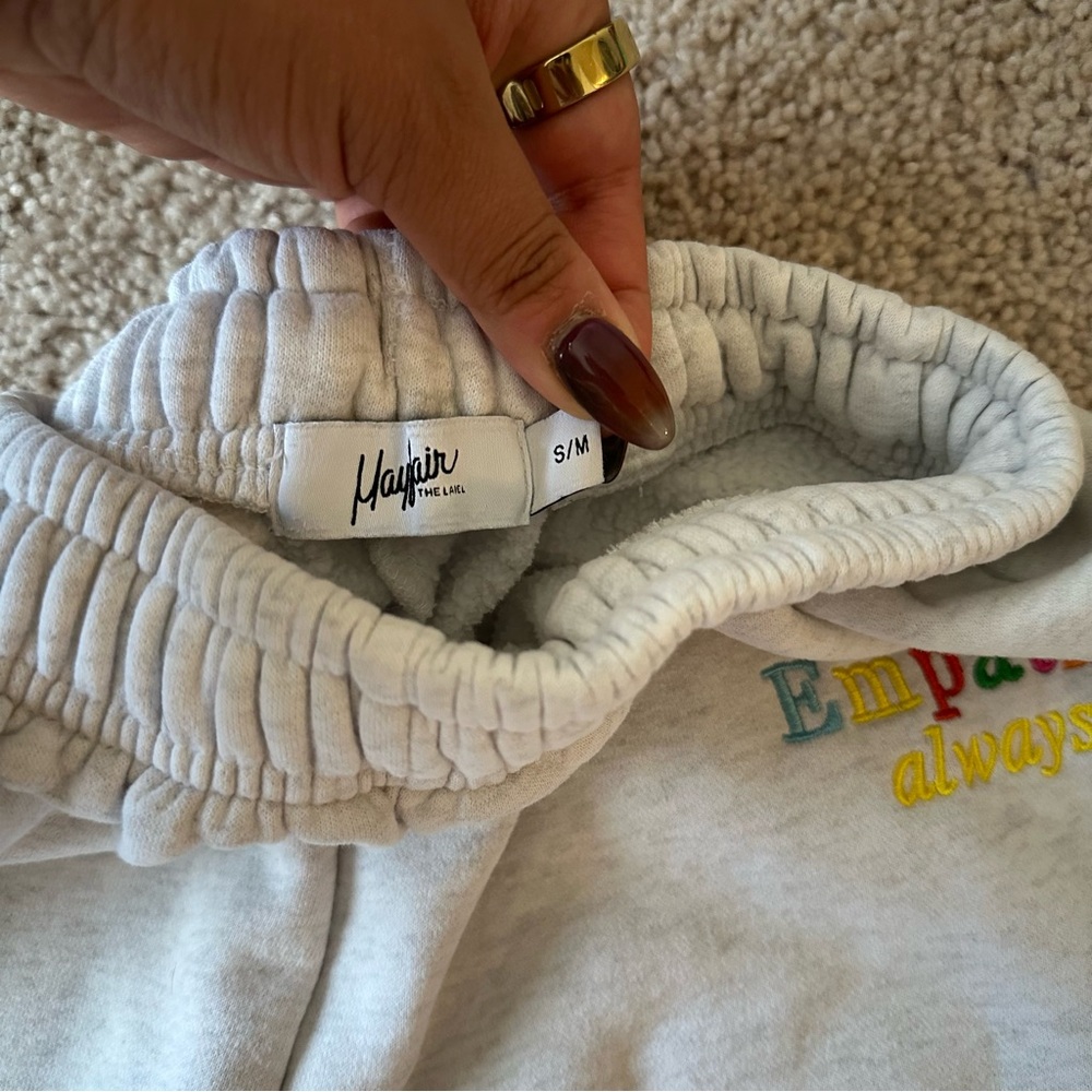 The Mayfair Group Empathy Always Sweatshirt and Sweatpants Set - Picture 13 of 14